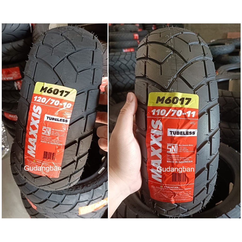 PROMO BAN VESPA MATIC/BAN MOTOR VESPA LX 125,S 125, TUBELES MAXXIS