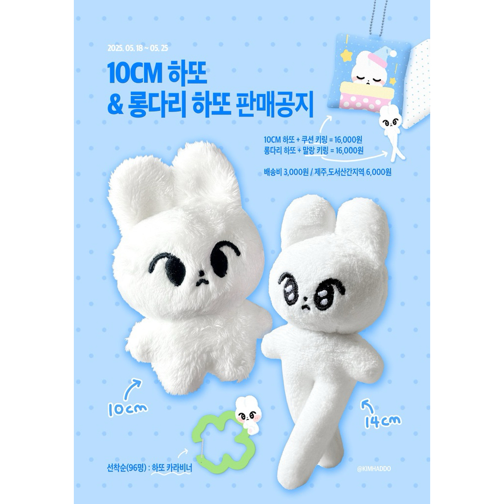 (BACA DESKRIPSI) HADDO 10cm BONEKA NCT DOYOUNG DOLL