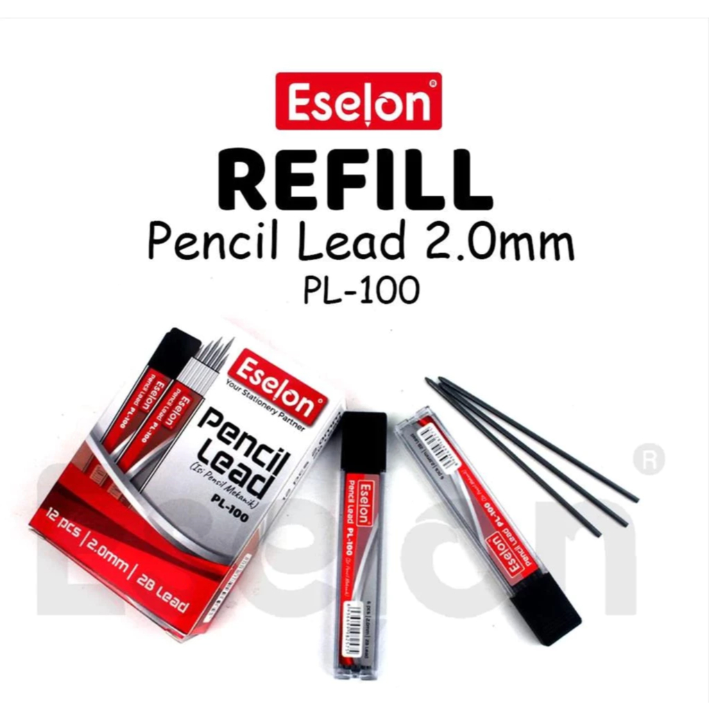 

Refill / Isi Pensil 2B Mekanik Eselon PL -100 ( 1tube) / Isi Pencil Mekanik