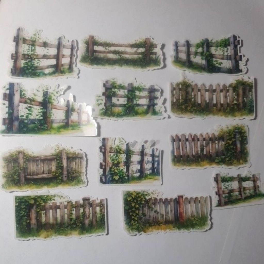 

ARTDOESWORK Abandoned wooden fence stiker tranparant
