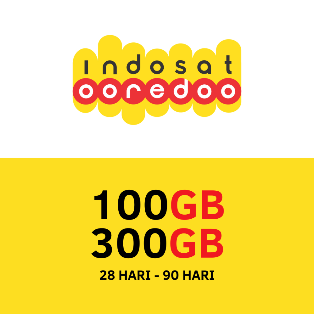 MURAH 100GB - 300GB Big Kuota Indosat Freedom