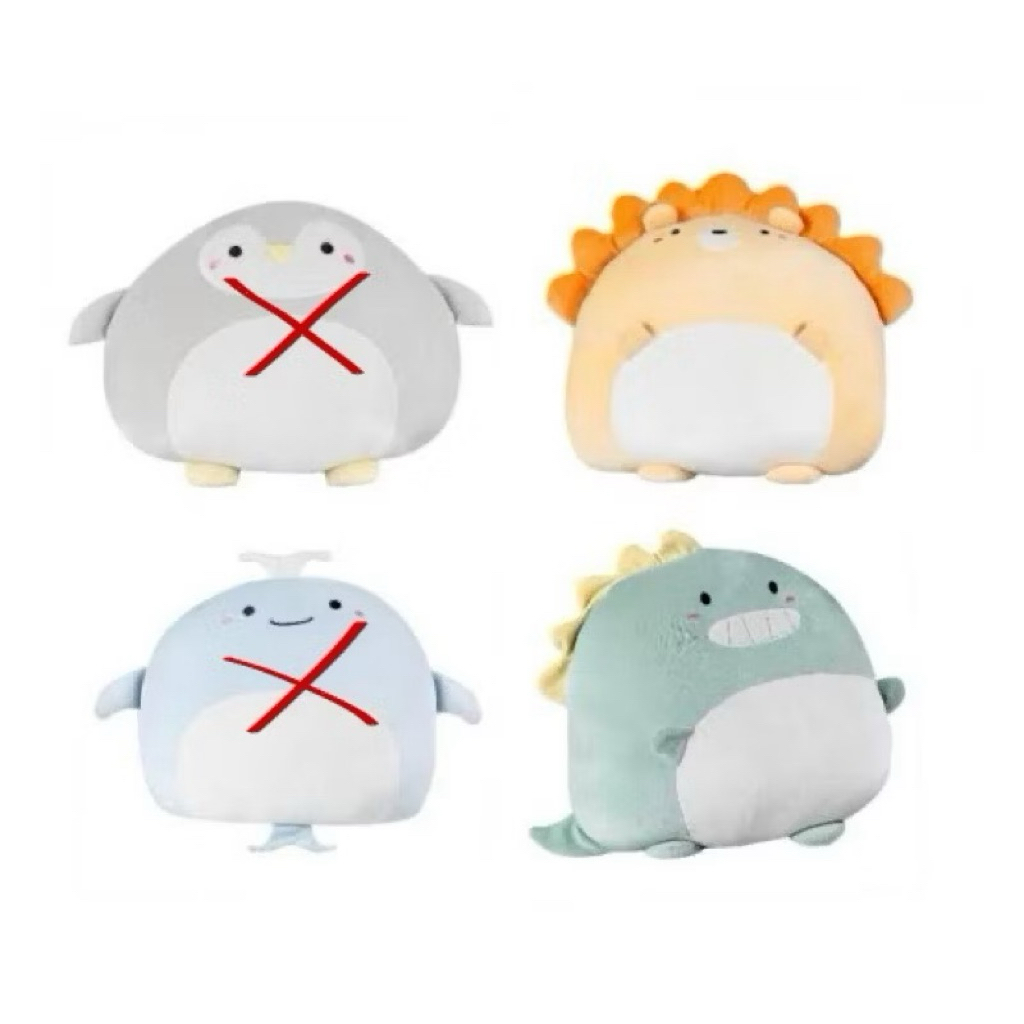 Miniso Lion Dinosaurus Lovely Plush Toy 40cm / Boneka Singa Dinosaurus 40cm