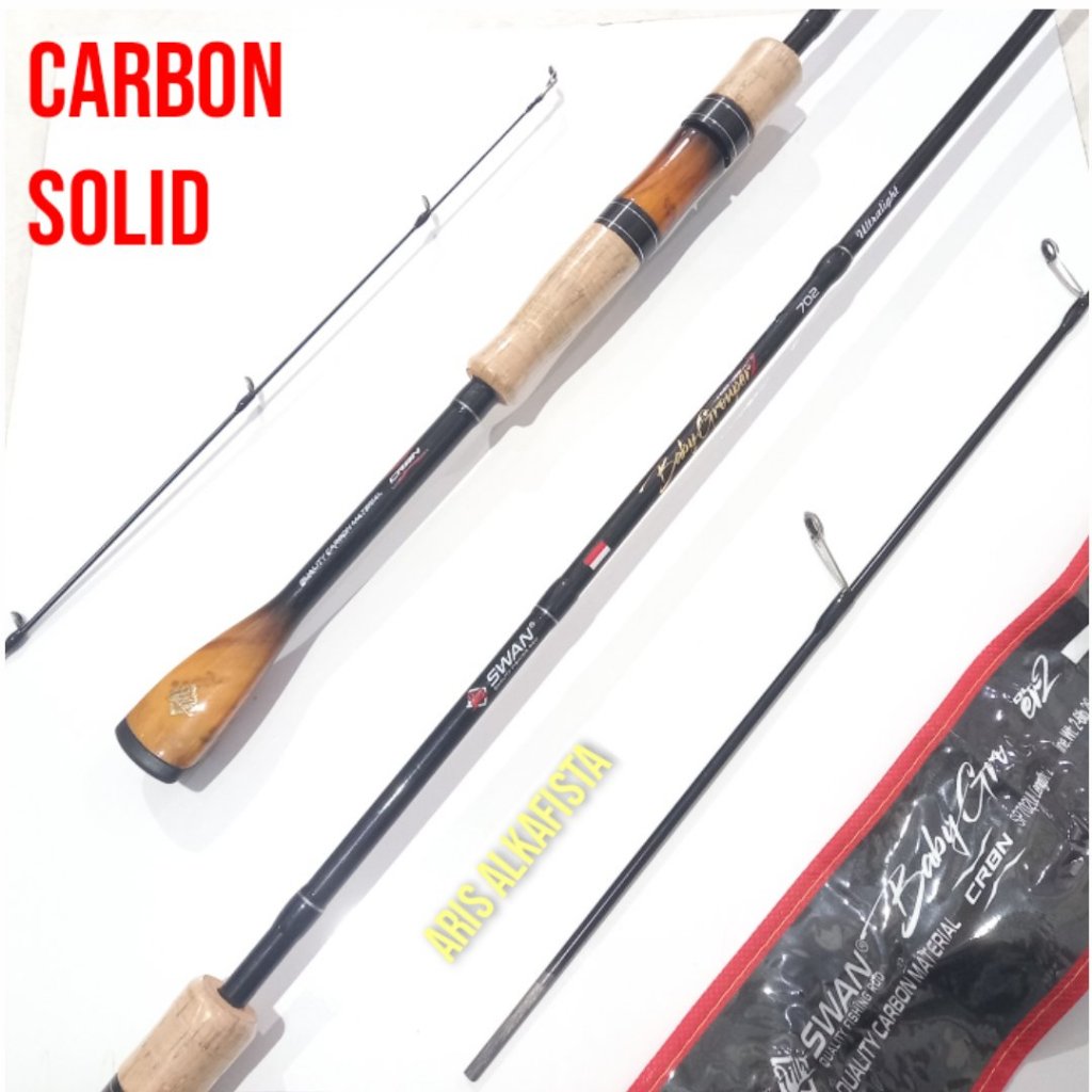 Joran UL Baby Grouper Vol 2 702/210 cm 662/198 cm Carbon Solid Spinning Joran Casting MURAH