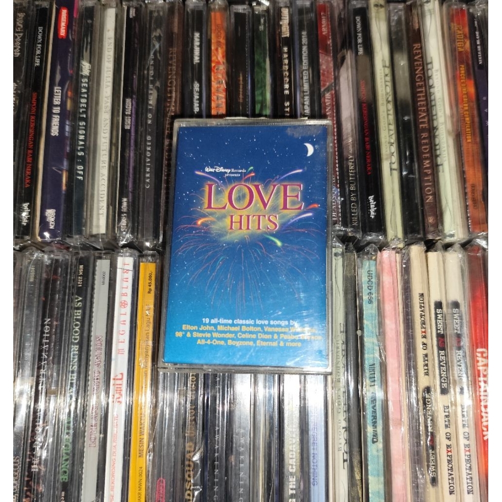 Kaset Kompilasi Walt Disney Records Presents Love Hits - Elton John, CoCo Lee, Celine Dion, Vanessa 