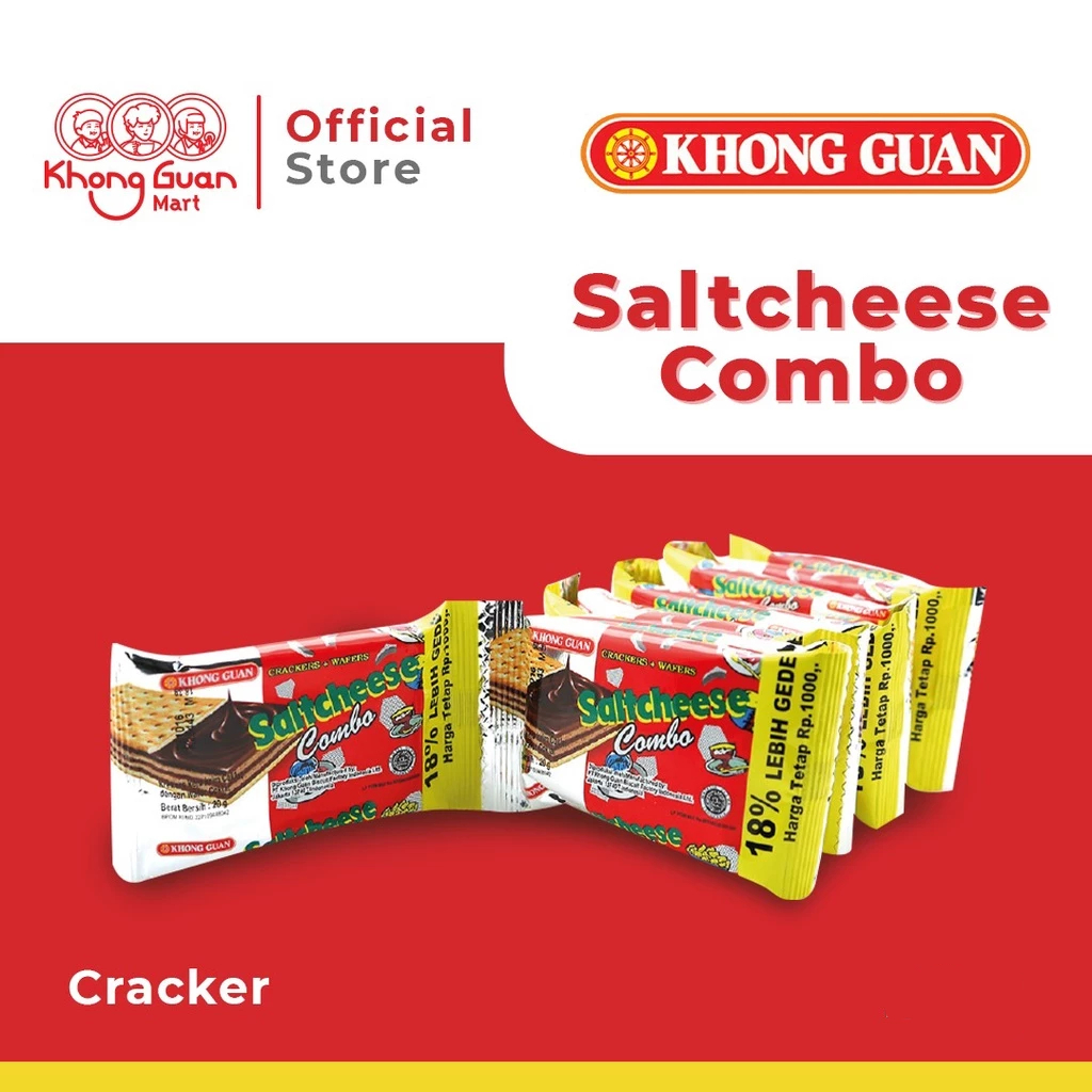 

KHONG GUAN Saltcheese Combo | Comberry | Combociz 1 Renceng isi 10 Pcs