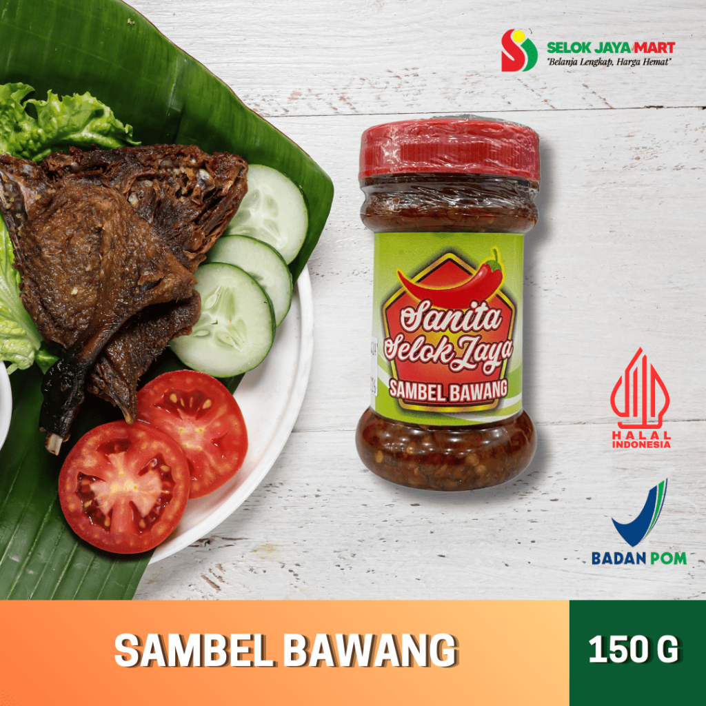 

SAMBEL BAWANG 150 GRAM - SANITA SELOK JAYA