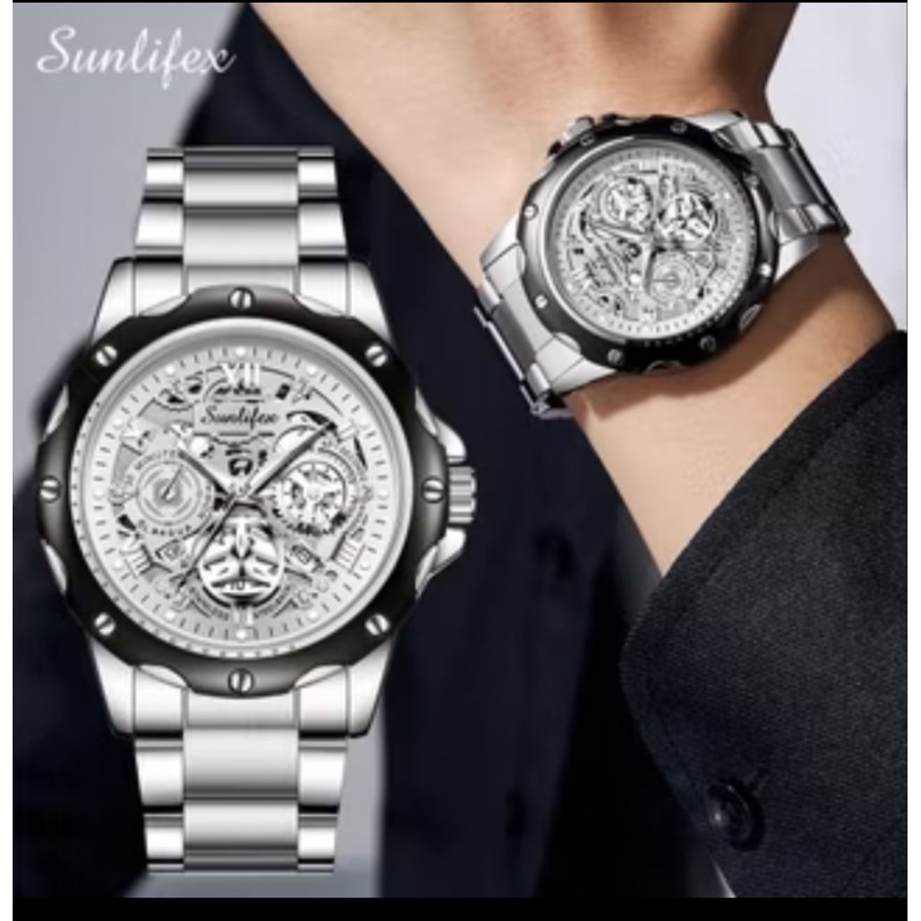 Jam Tangan Pria Sunlifex Original