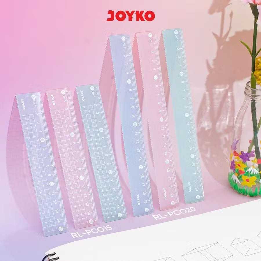 

Penggaris Joyko RL-PCO20 20cm RL-PCO15 15cm Pastel Color Ruler