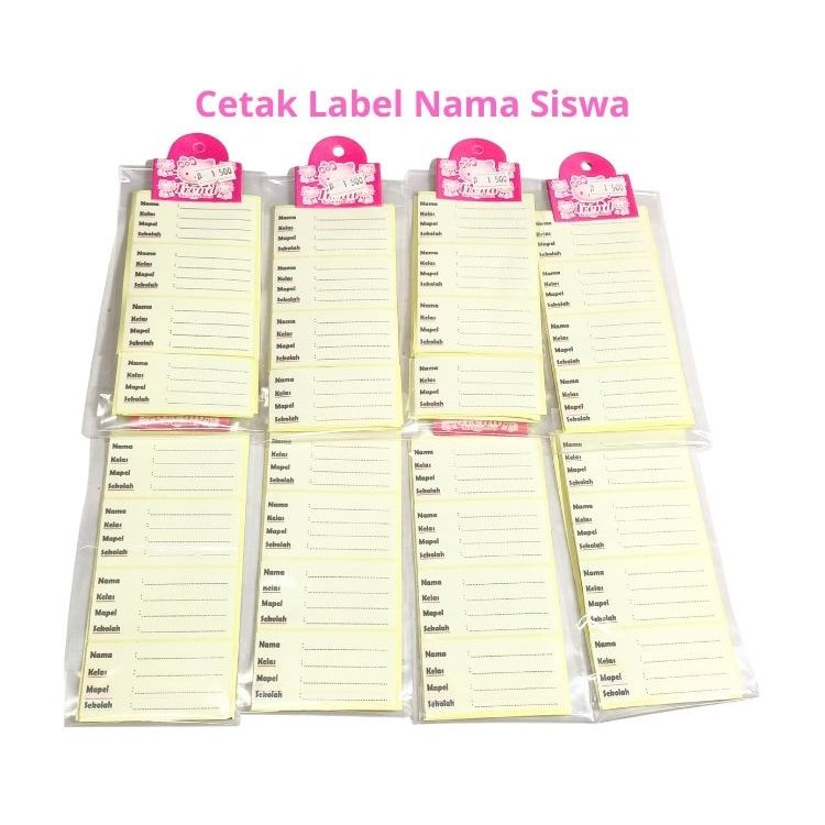 

Cetak Label Nama pelajaran - Ceak Label Nama undangan per lembar 12 label