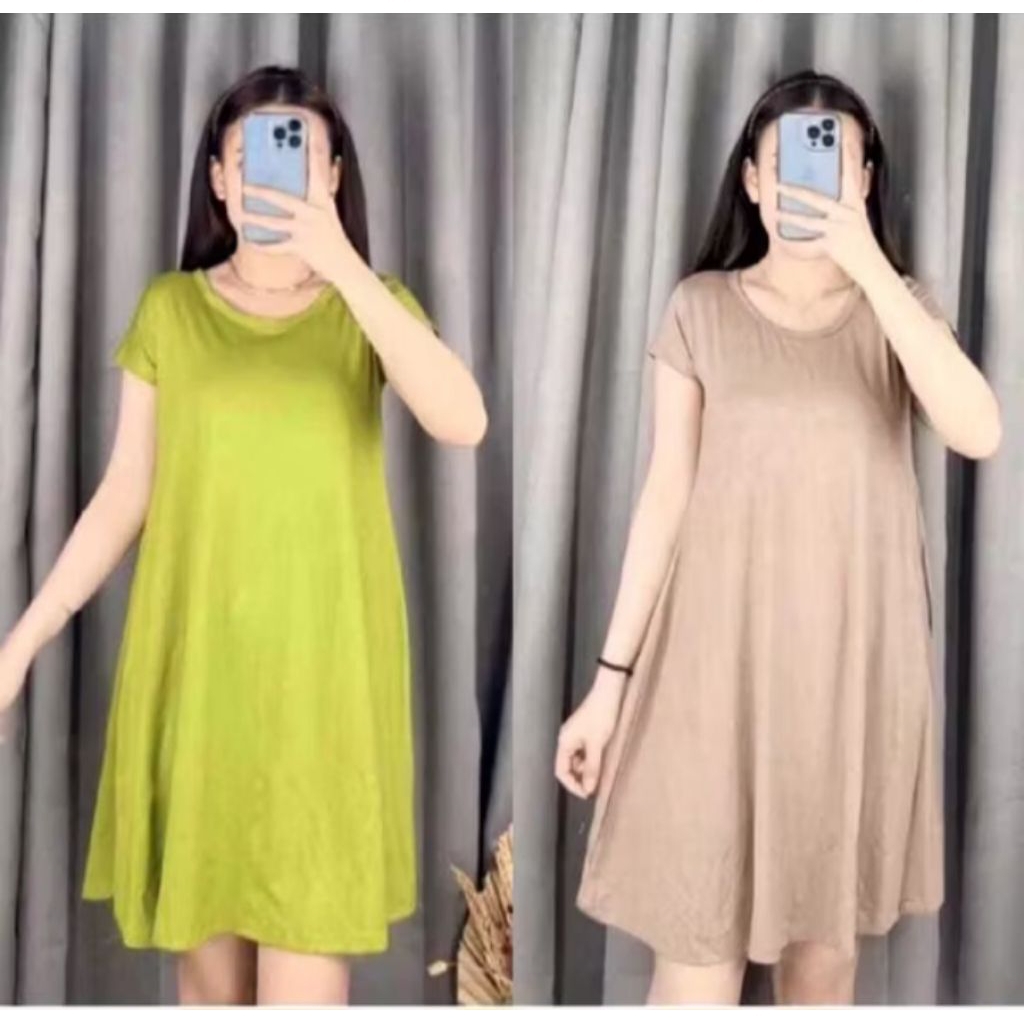 DRESS WANITA BABY DOLL DRESS WANITA JUMBO