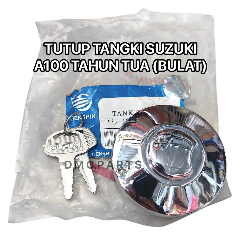 TANK CAP LOCK / TUTUP TANGKI TENGKI TANKI SUZUKI A100 A 100 DENSHIN (Komplit Kunci) 1 2 3 4 5 6 7 BE