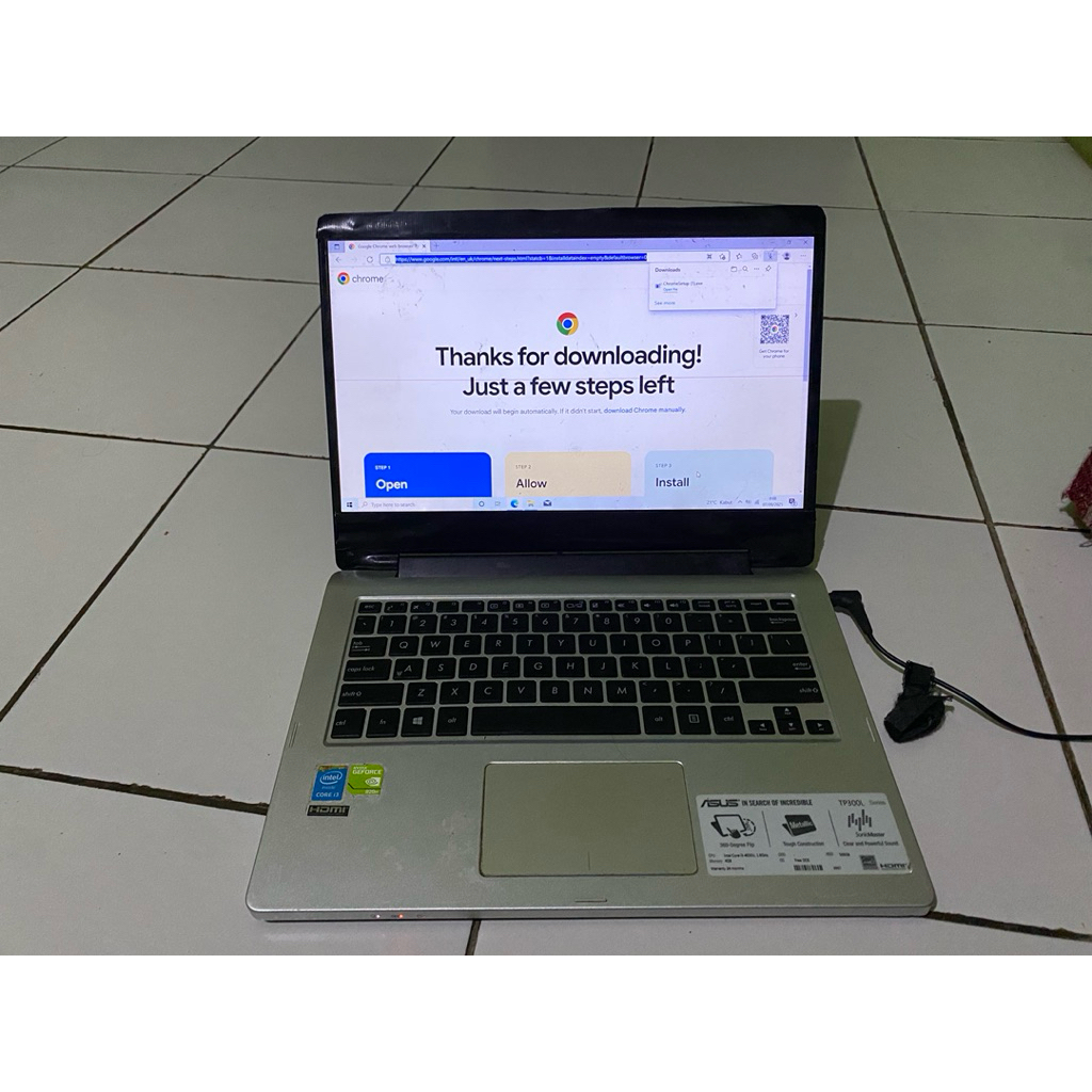 Asus Tp300L Core i3 gen 4 dual Vga