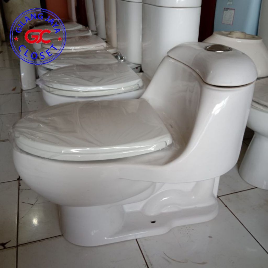 Promo Special WC / CLOSET Duduk TOTO cw 894 j TOMBOL ATAS  /Flush Toilet Warna Putih