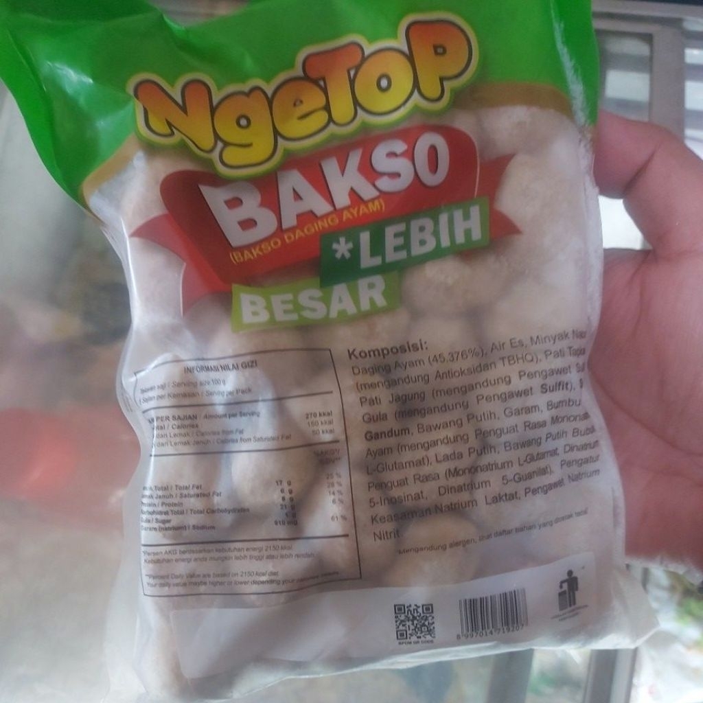 

Ngetop Bakso Ayam 500g Instant Only