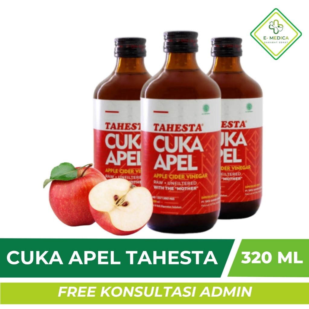 

✨KILAT✨ CUKA APEL TAHESTA(KESEHATAN)320ML / CUKA APEL TAHESTA 320ML
