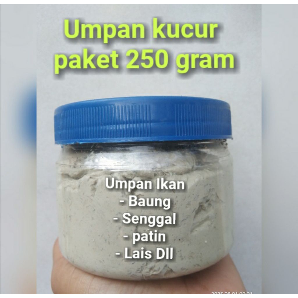 UMPAN KUCUR UMPAN MANCING PAKET 250 GRAM / UMPAN MANCING SPECIAL IKAN BAUNG SENGGAL LAIS PATIN DLL