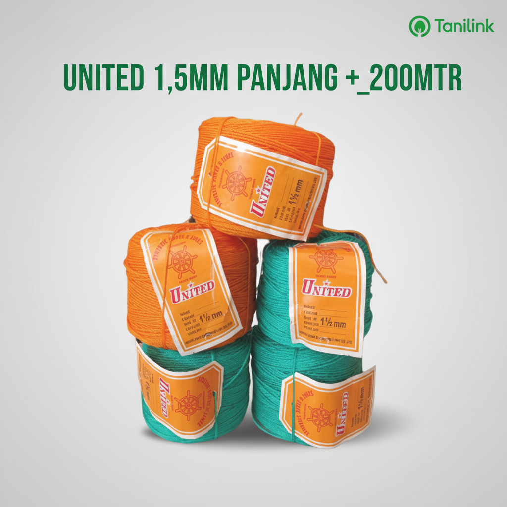 KENUR 1,5MM UNITED/ TALI TAMPAR 1,5MM/ TALI TAMBANG 1,5MM UNITED/ TALI SAPI TALI LAYANGAN KENUR LAYA
