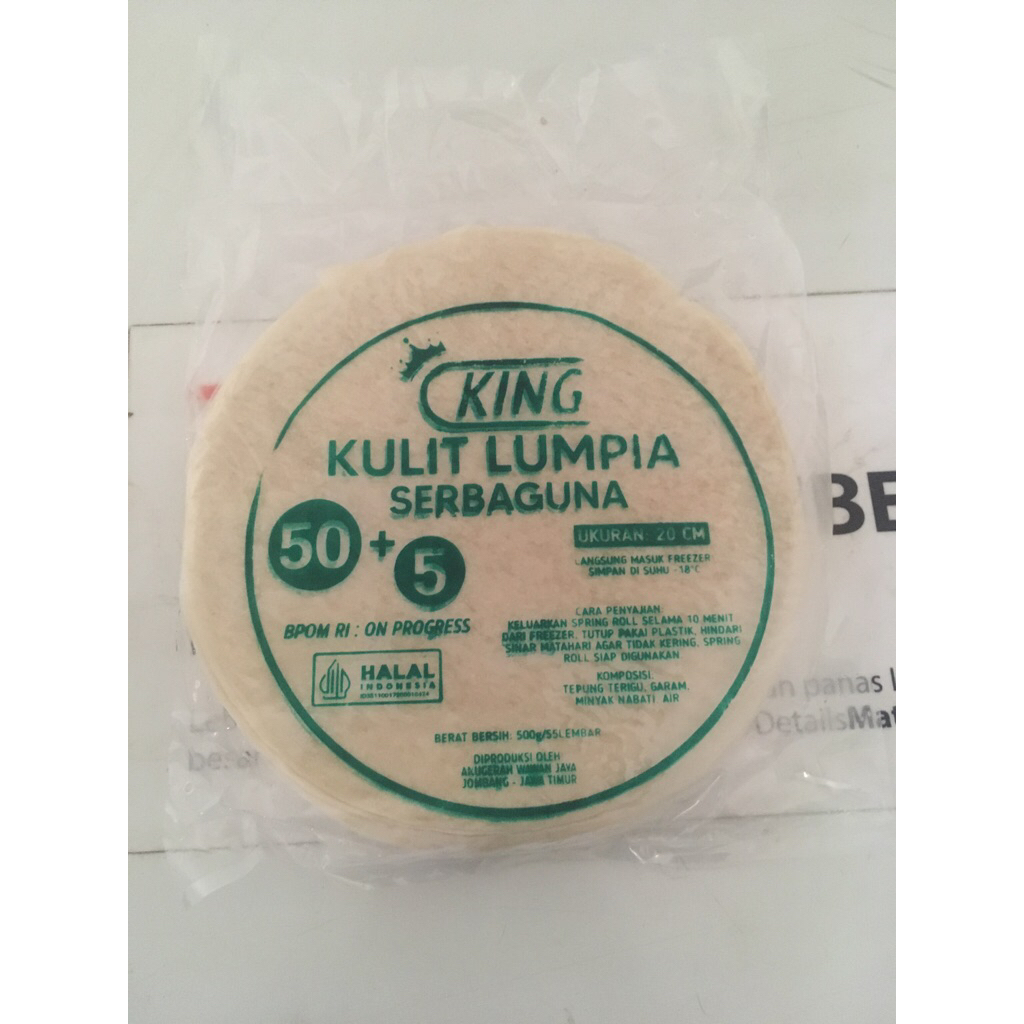 

Kulit Lumpia Serbaguna 500 Gram Ukuran 20cm