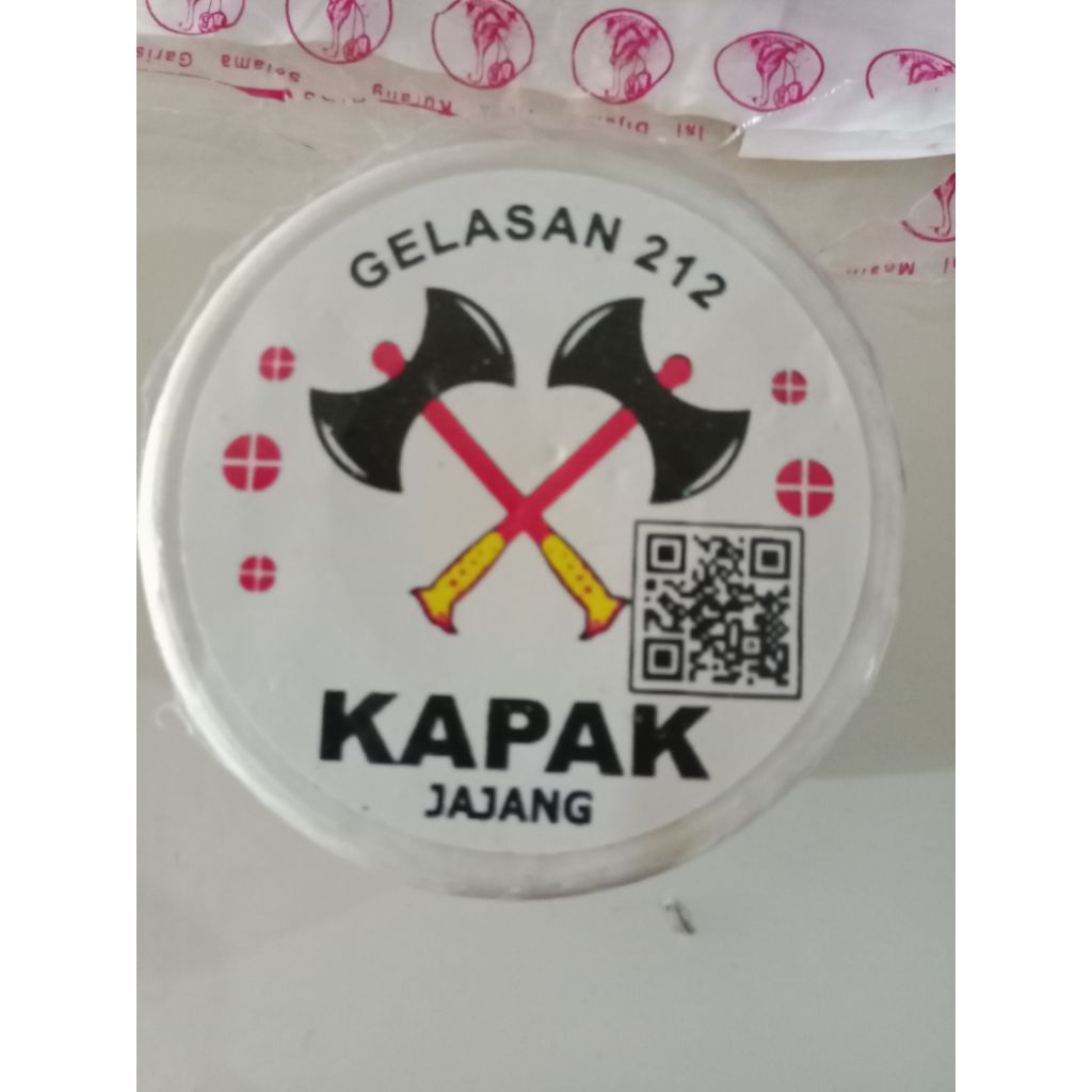 gelasan matot kapak 212 jajang