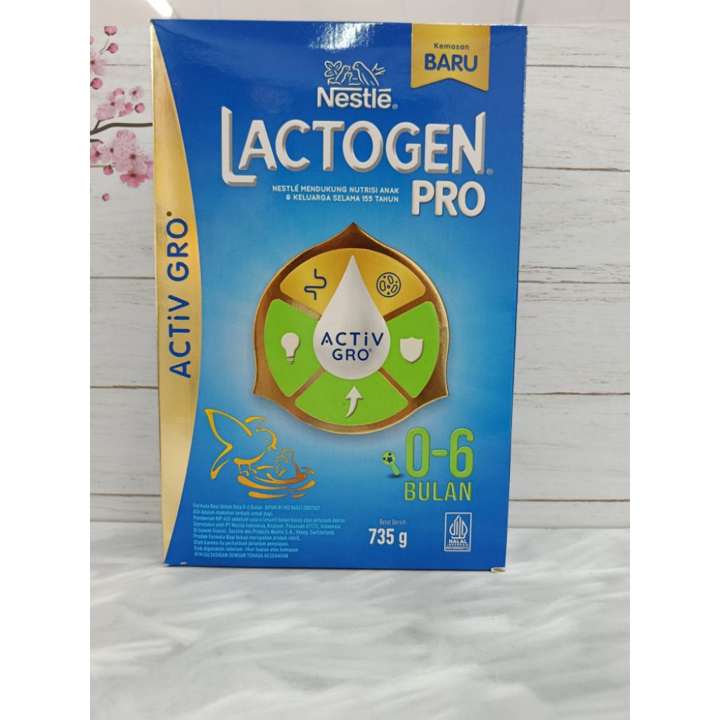 

Lactogen Pro 1 Susu Formula Bayi Usia 0–6 Bulan 735gr