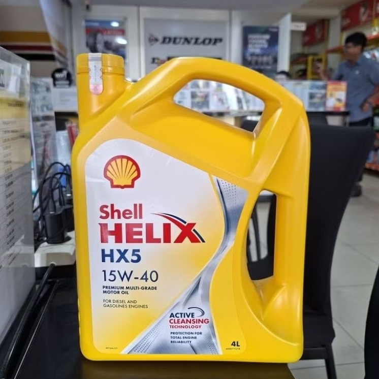 Oli shell hx5 15w-40 4 liter original