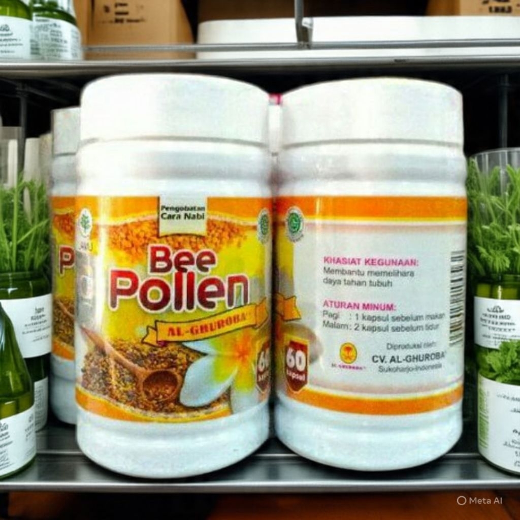 Kapsul Bee Pollen Isi 60 Kapsul
