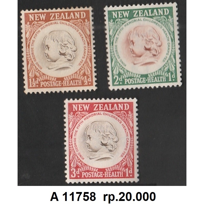 

A 11758 TIGA BUAH PRANGKO NEW ZEALAND TEMA KING GEORGE V SEMASA BALITA DENGAN KONDISI BELUM ADA CAP