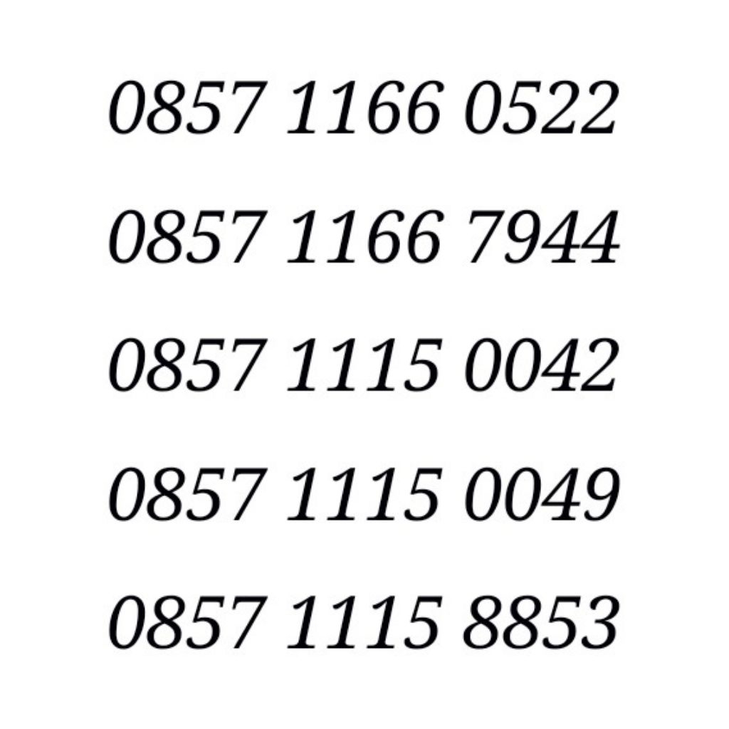 Nomor Cantik Indosat IM3 Mentari M3 Kartu Perdana ..... BUKAN 10 digit , BUKAN 11 Nomer