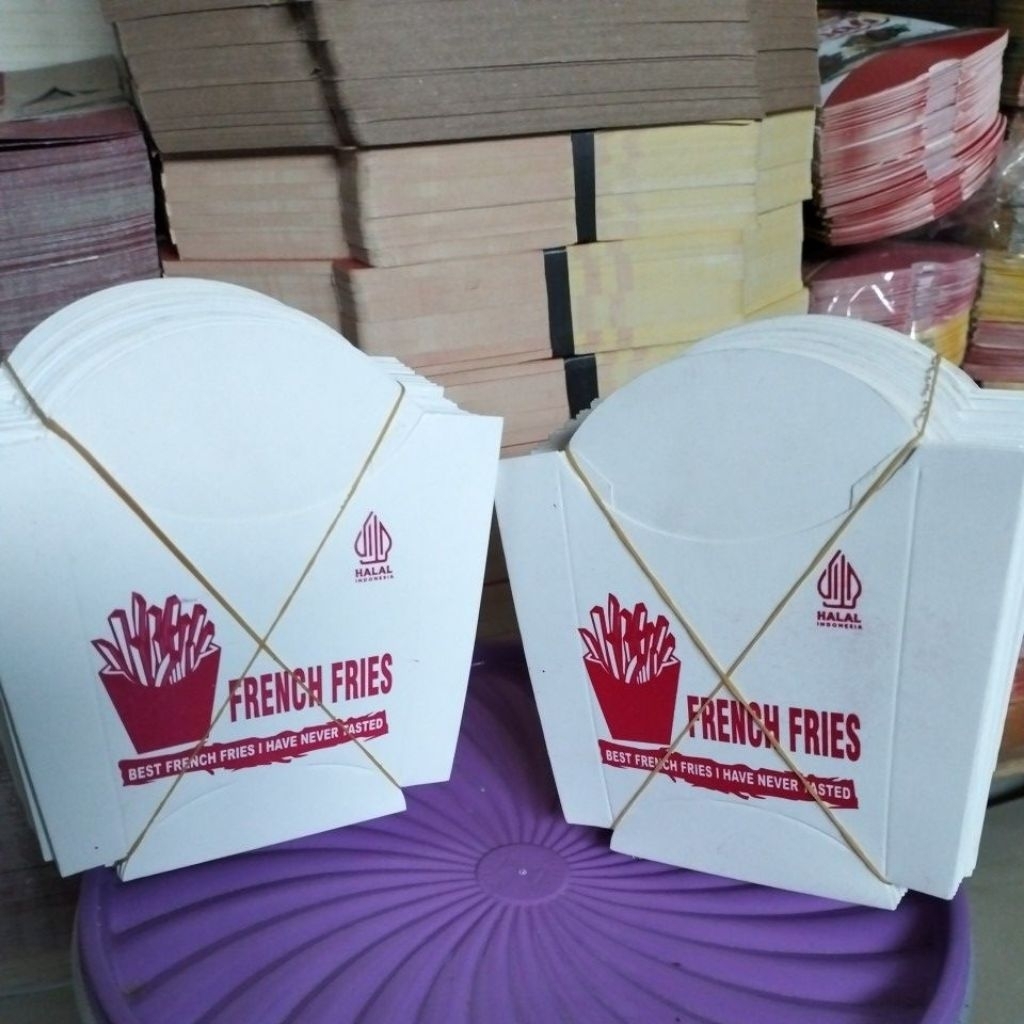 

Box Kentang Goreng / box French Fries / dus kentang crispy