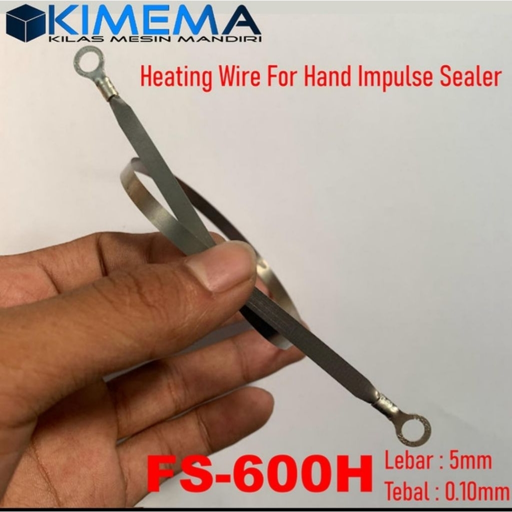 elemen heating kawat pemanas hand Sealer fs-600 lebar 5mm