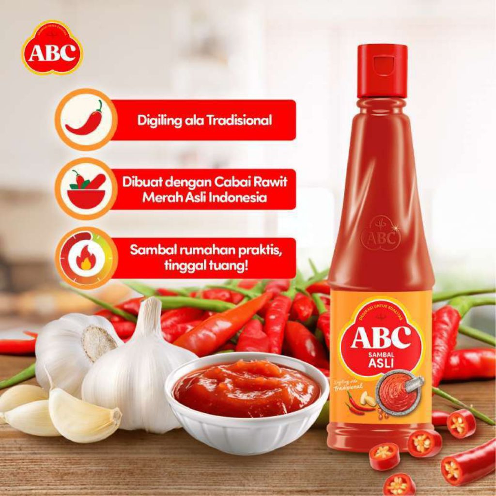 

Abc sambal asli 600 ml