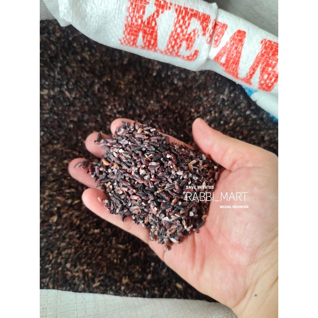 

Ketan Hitam untuk Bubur (Pulut Hitam) Kualitas Super