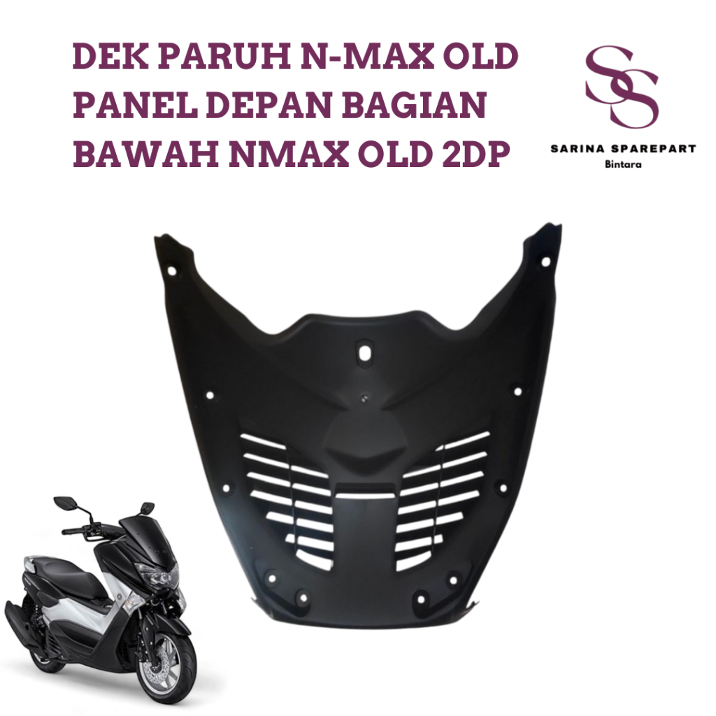 cover front lower dek paruh n-max old dek penahan lumpur nmax panel depan bagian bawah nmax old 2dp