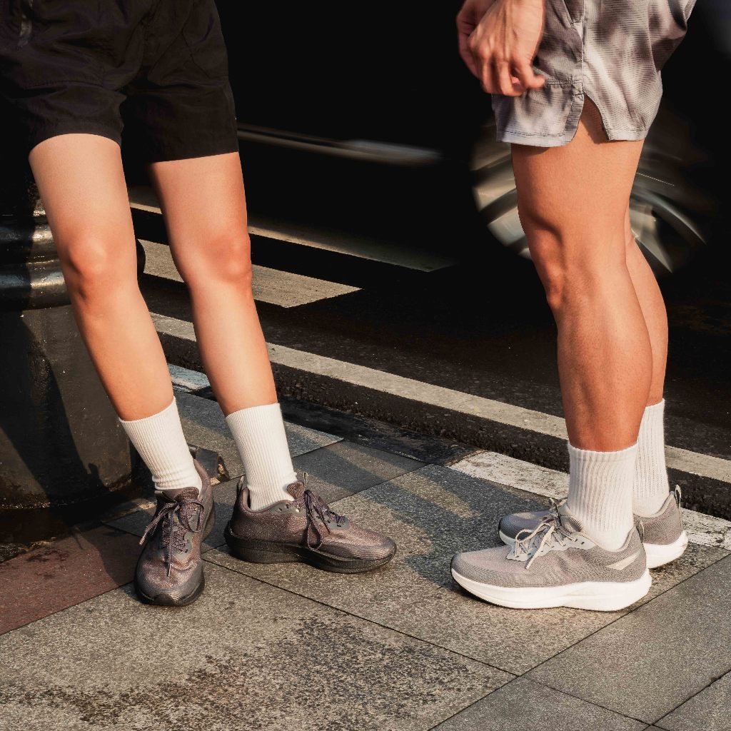 PROMO TERBARU WARRIOR RUNNING WR-01 GHOST RUNNER CHARCOAL BLACK - SEPATU SNEAKERS RUNNING PRIA /