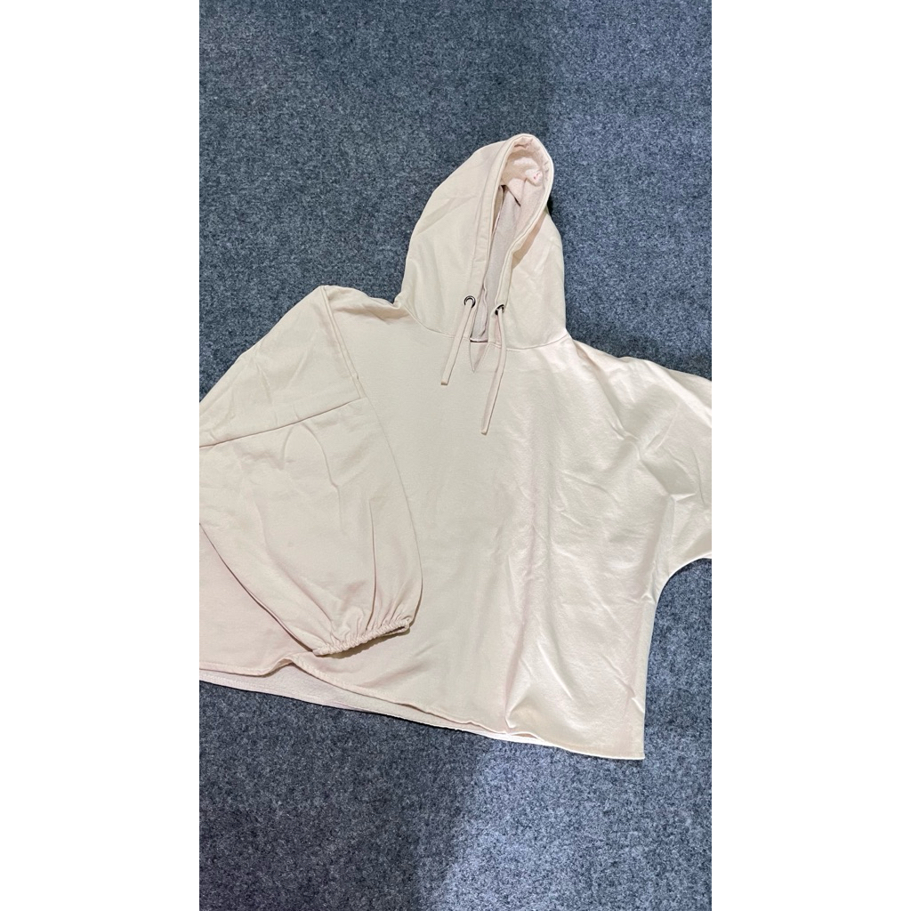 hoodie crop oversize