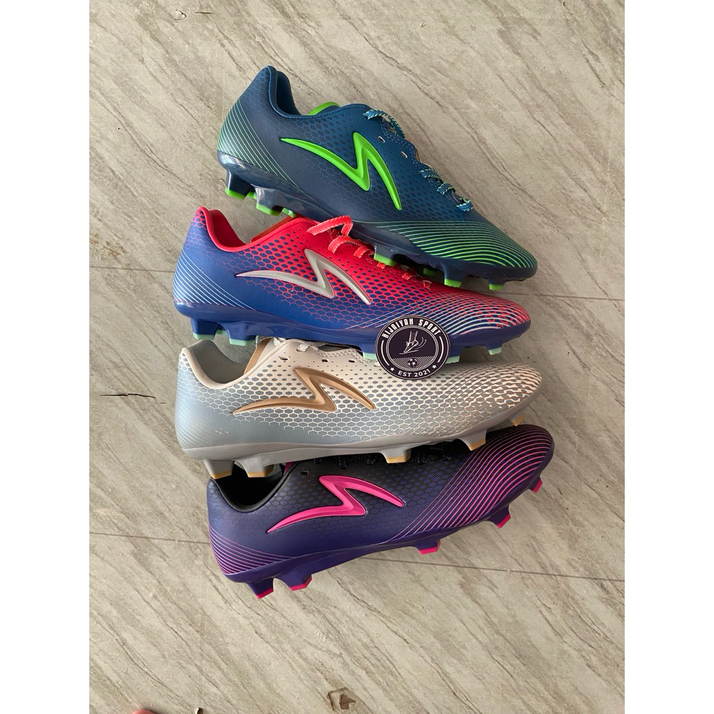 Sepatu Bola Futsal Specs Ls Omega IN FG Metac Crush pack White Black 100% Original