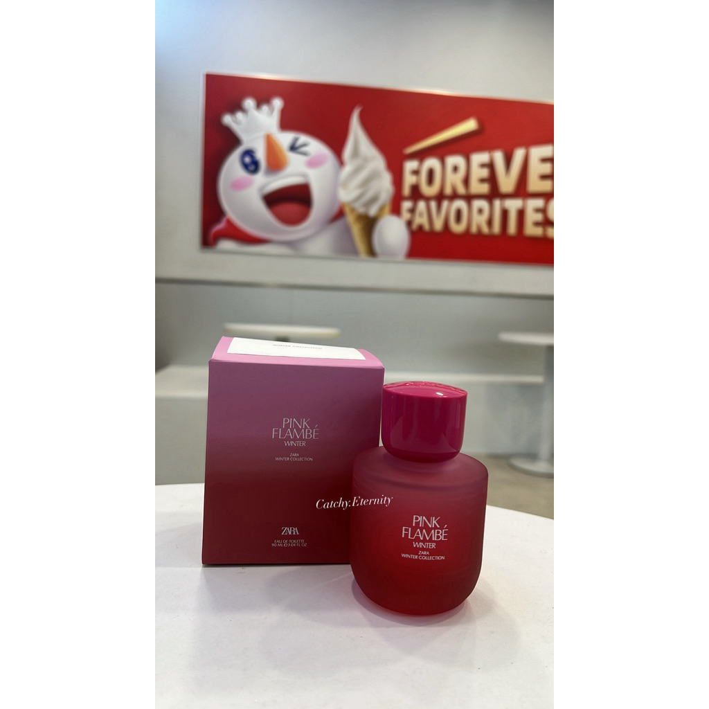 PARFUM ZARA PINK FLAMBE WINTER EDT 100% ORIGINAL