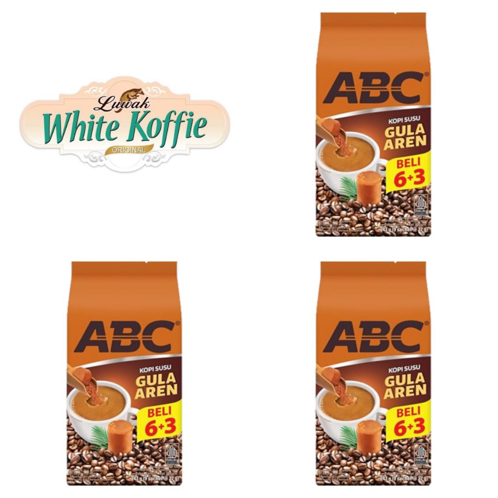 

ABC Kopi Susu Gula Aren 9 x 27 Gr