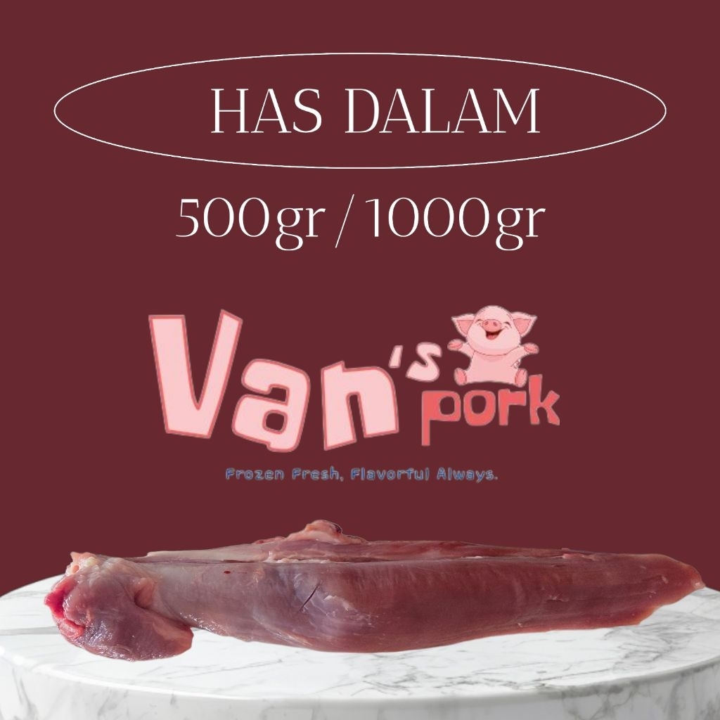 

Daging Babi Has Dalam / Tenderloin 500gr / 1kg
