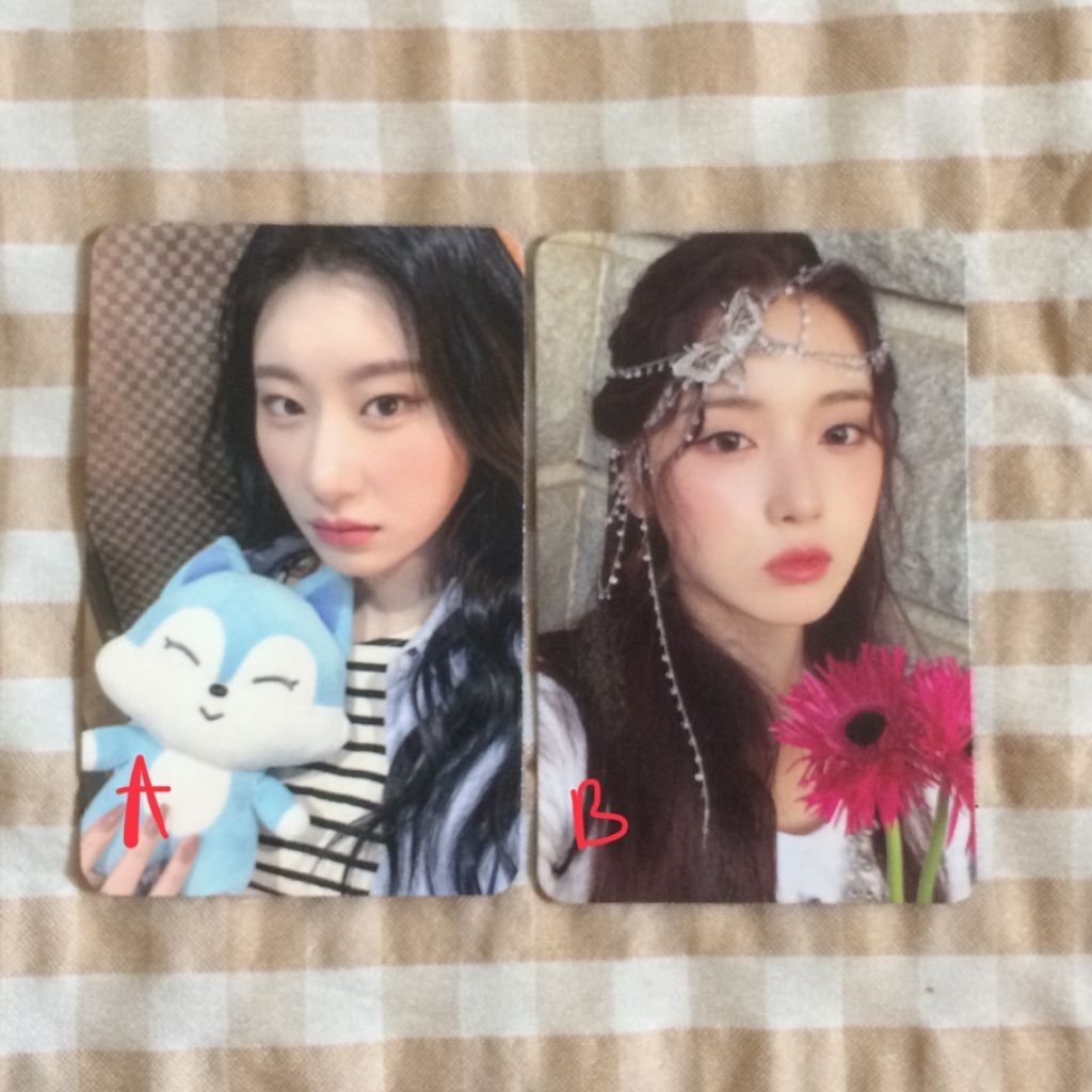 OFFICIAL PC ITZY CHAERYEONG CHECKMATE POB NMIXX JIWOO MIDSUMMER DREAM