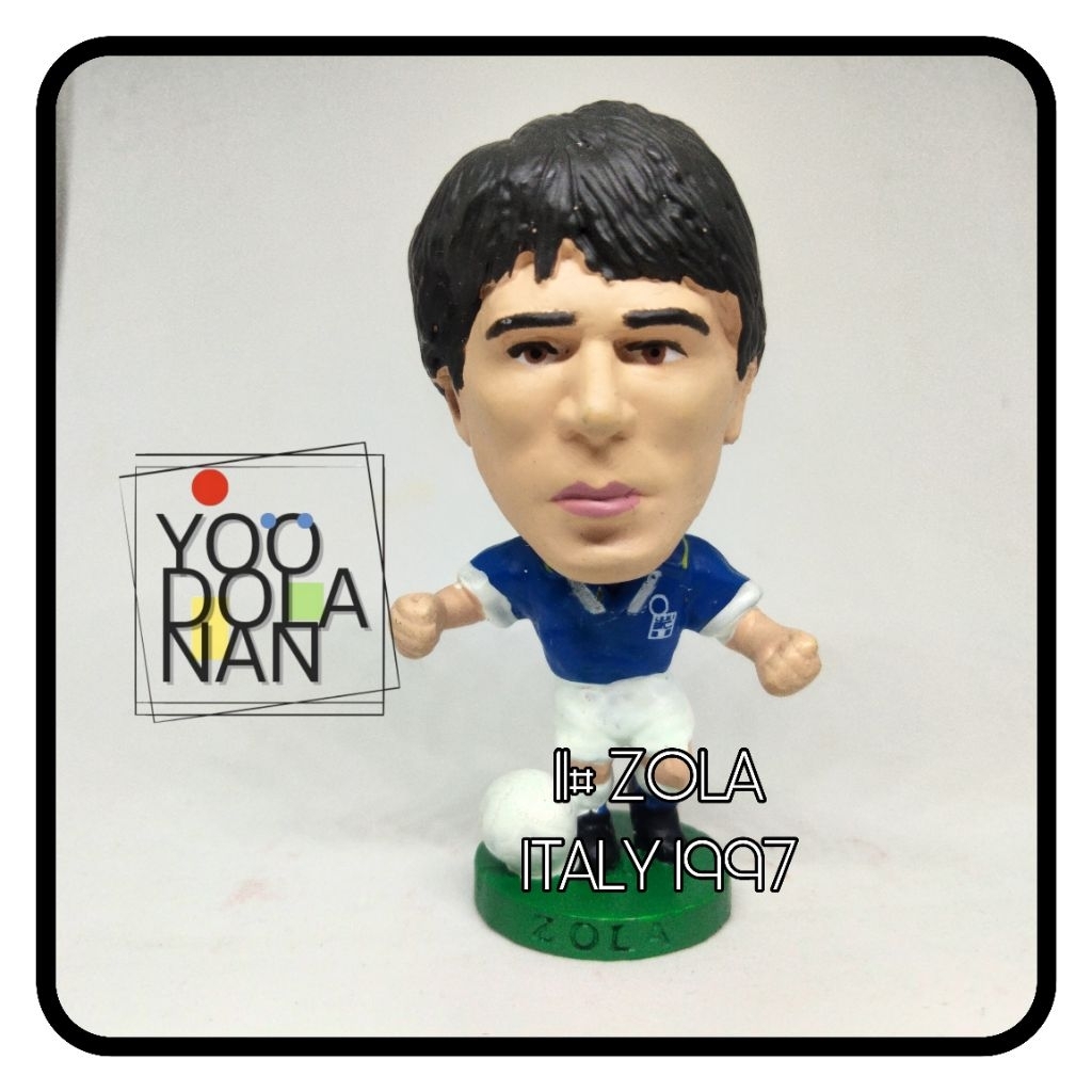 11# ZOLA - ITALY 1997 CORINTHIAN PROSTARS FIGURE PEMAIN BOLA