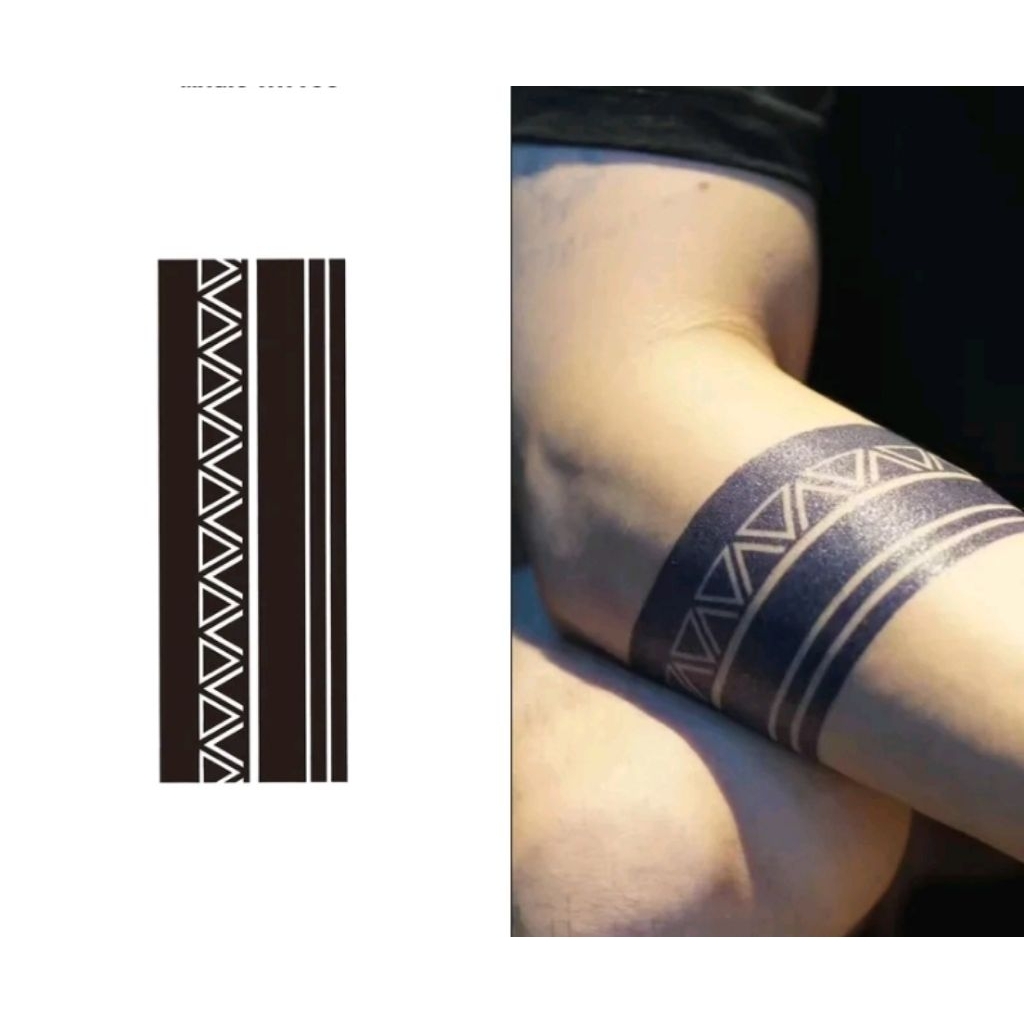 tatto temporery model garis gelang tangan