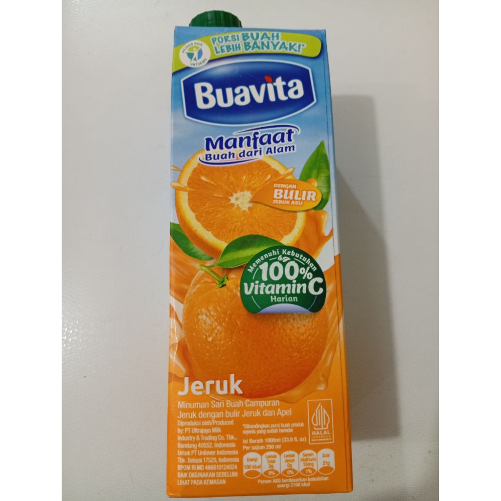 

Buavita Jus Jeruk 1000 ml