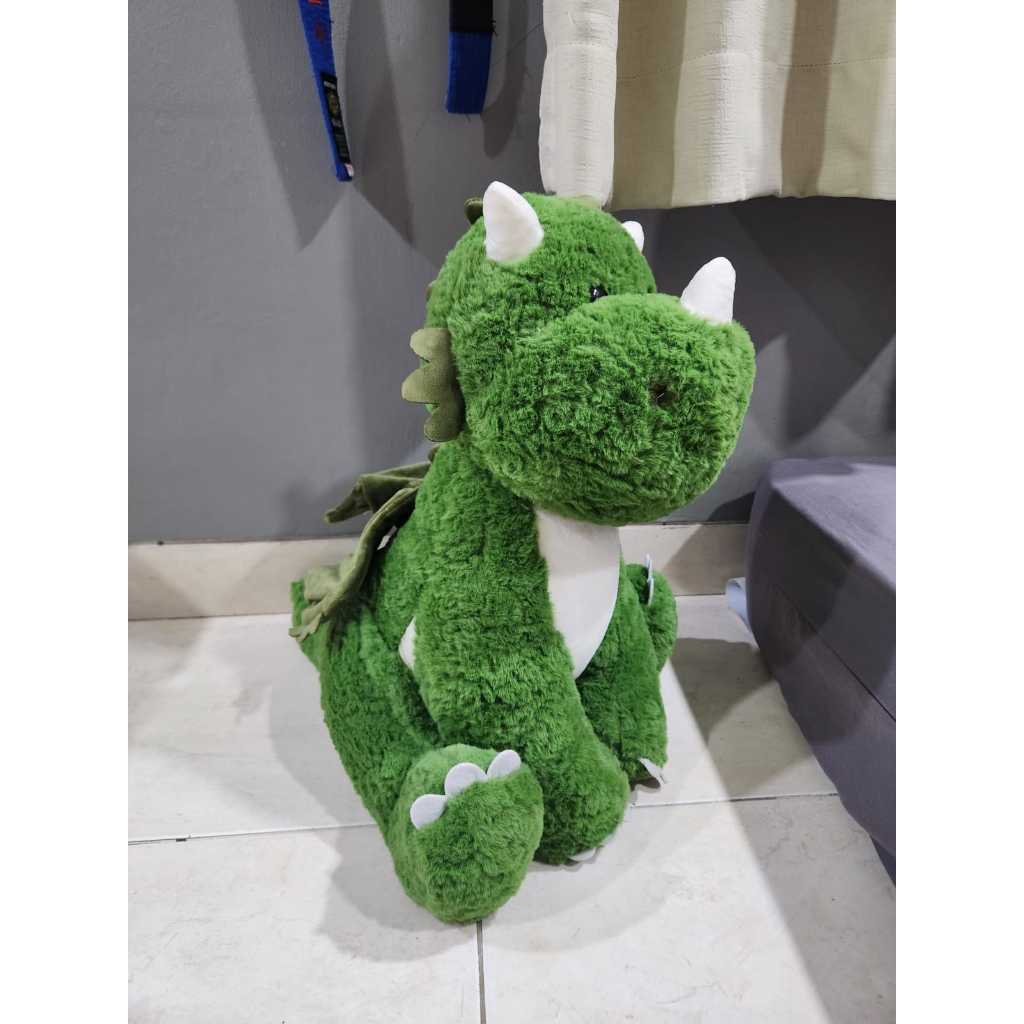 boneka naga hijau besar