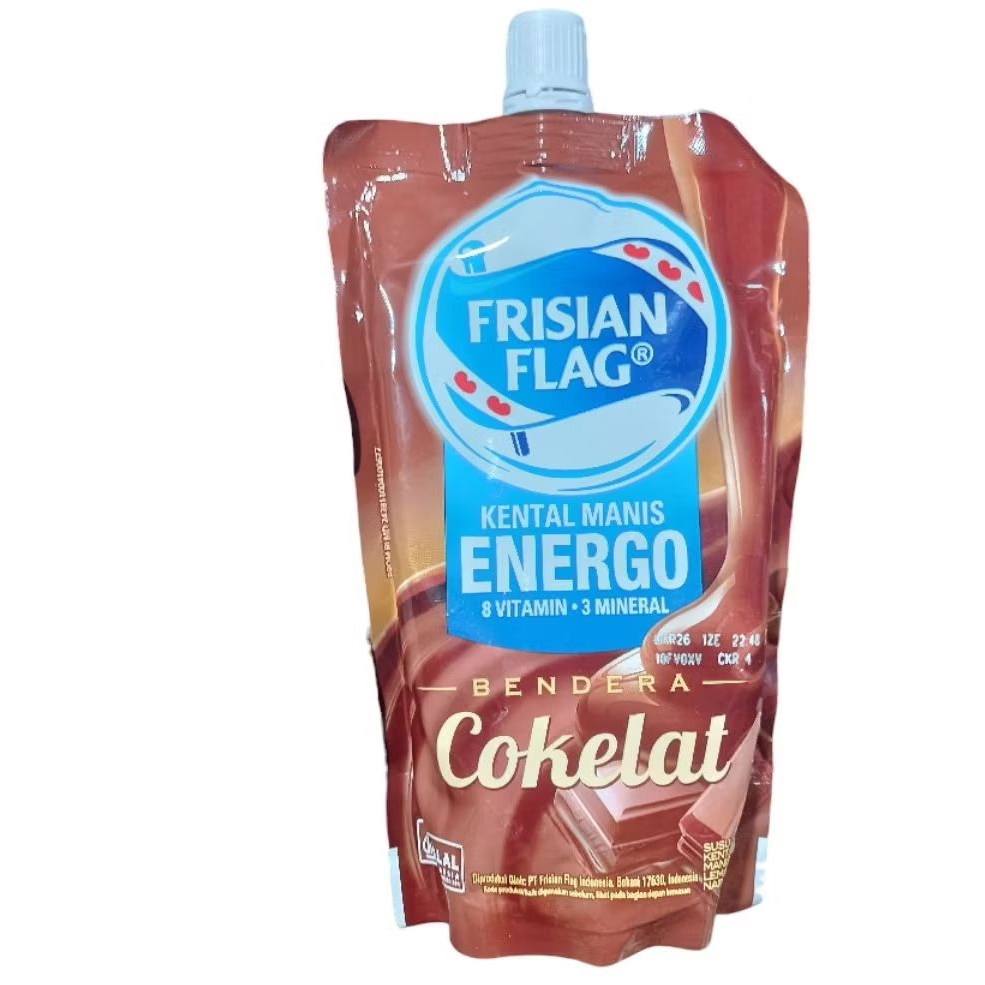 

Susu Krimer Kental Manis Cokelat Coklat Frisian Flag Susu Bendera Pouch 240gr