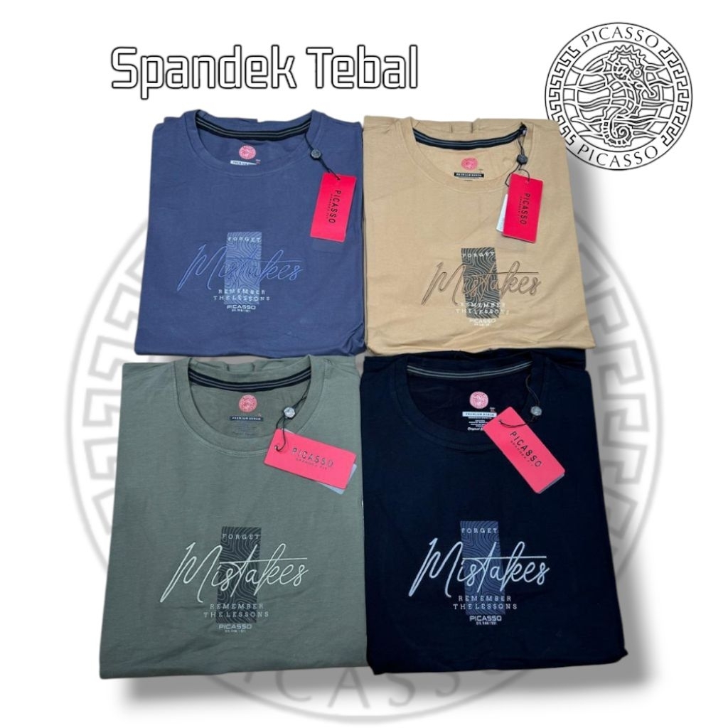 T-shirt Pria PICASSO ORIGINAL Spandek Tebal