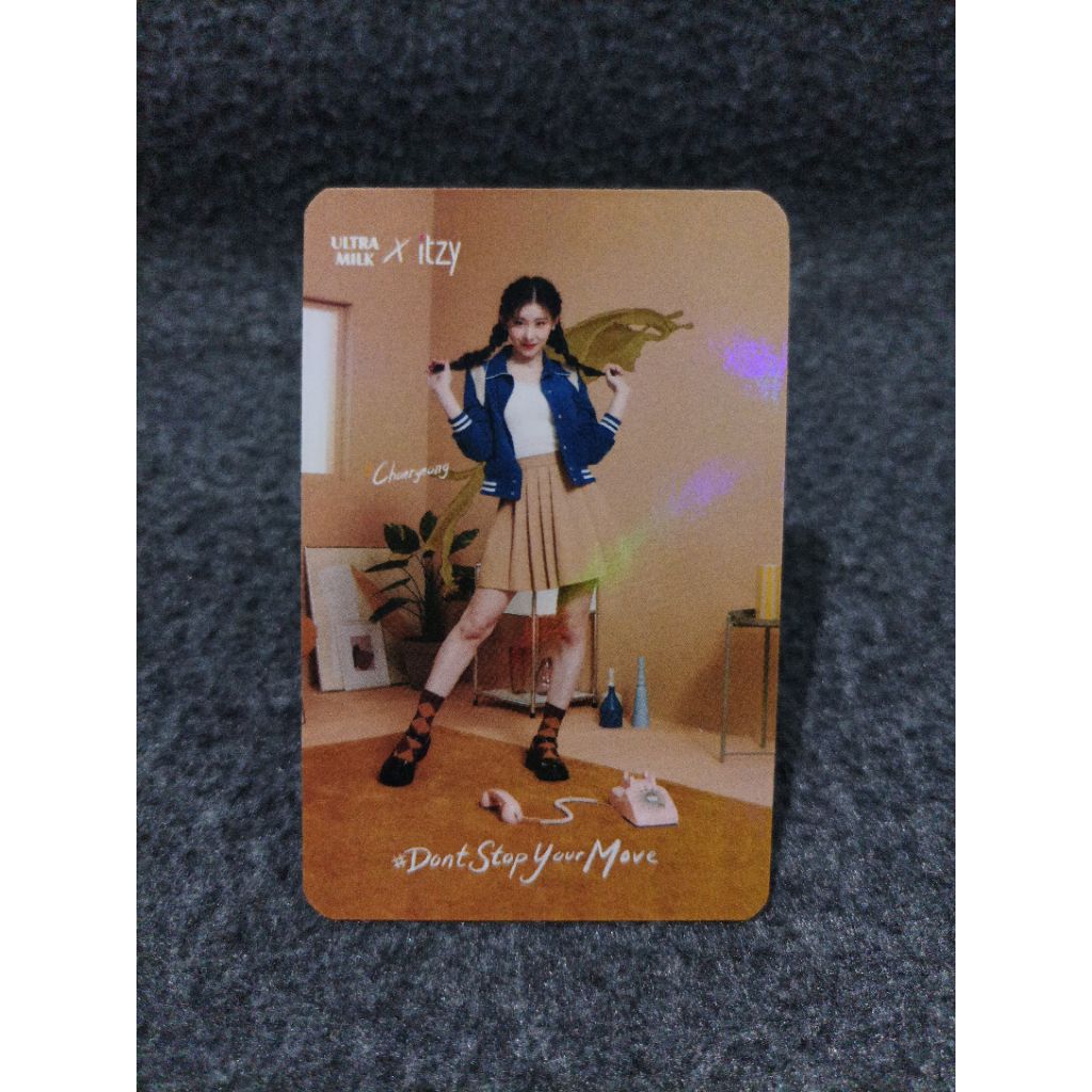 Official ultra milk itzy photocard - chaeryeong