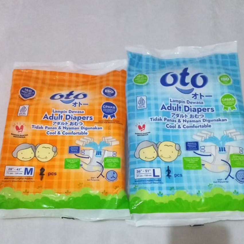 POPOK / PAMPERS OTO 1 PCS / POPOK ORANG TUA / POPOK DEWASA / M1 / L1