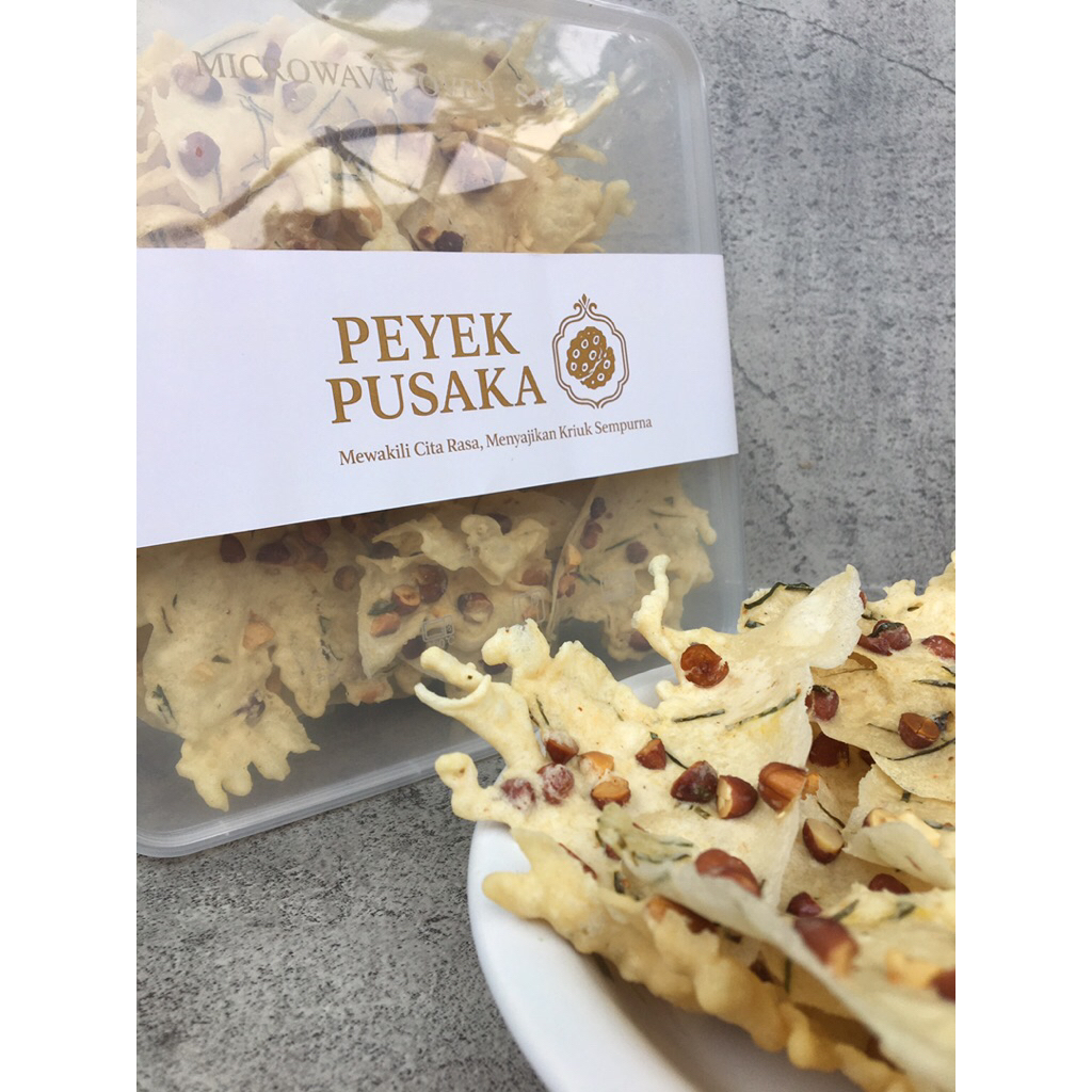 

Peyek Pusaka - Peyek kacang tanah ukuran XL