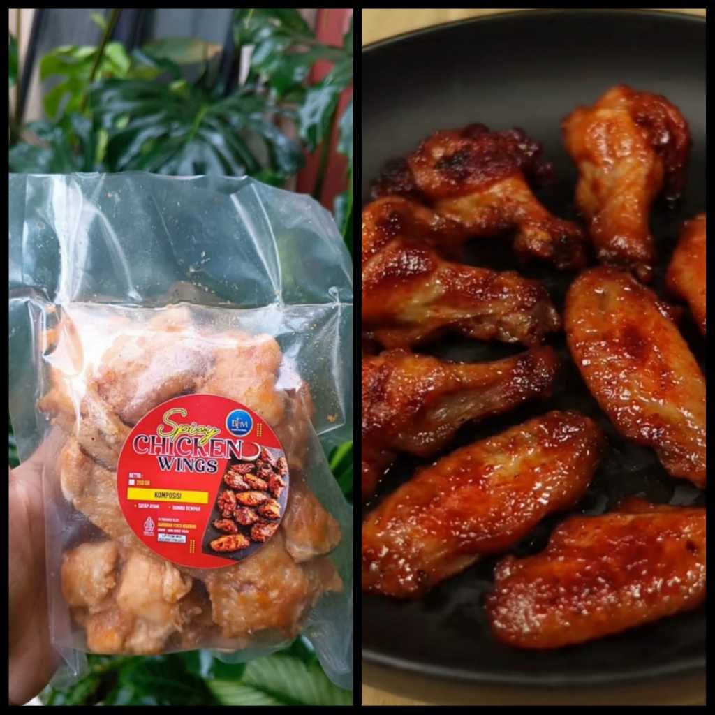 

Spacy wings premium 250gr/ Spacy wings homemade 250gr /spacy chicken wings 250gr